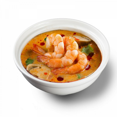Тайский суп Том-ям с морепродуктами(острый)