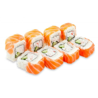 ролл "Филадельфия с раковыми шейками" ролл "Филадельфия с раковыми шейками"