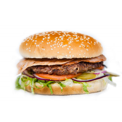 Гамбургер с ветчиной