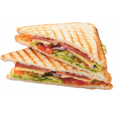 Клаб сэндвич с семгой