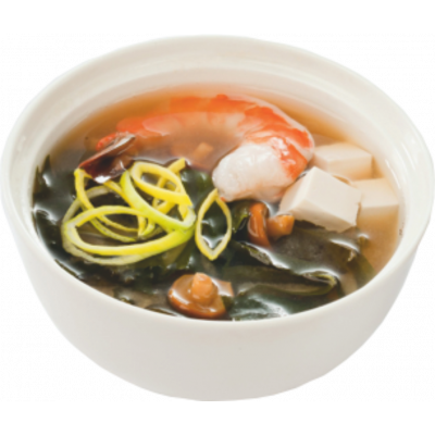 Мисо суп с креветками