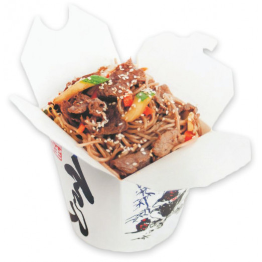WOK  "Фунчоза лапша со свининой" WOK  "Фунчоза лапша со свининой"