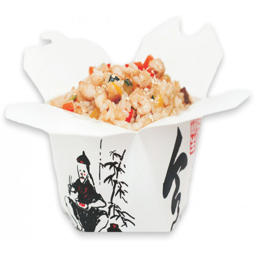 Wok с лососем и соусом терияки Wok с лососем и соусом терияки